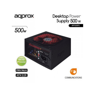 APPROX power unit - 500W (12cm fan, passive PFC) Acasă