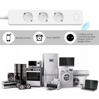 Woox Smart Home Smart Distributor - R4056 (3*110-240V AC, 2x USB, overcurrent sensor, overvoltage protection) Acasă