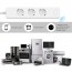 Woox Smart Home Smart Distributor - R4056 (3*110-240V AC, 2x USB, overcurrent sensor, overvoltage protection) thumbnail