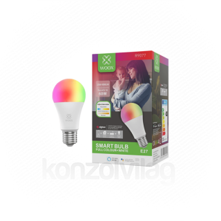 Woox Smart Zigbee LED bulb - R9077 (E27, RGB+CCT, 30.000h, 10 Watt, 806LM, 2700-6500K, Zigbee 3.0) Acasă