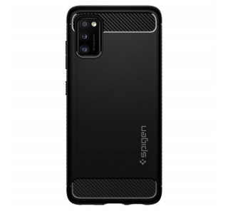 Spigen Rugged Armor Samsung Galaxy A41 Matte Black case, Black Mobile