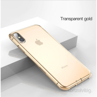 Baseus  Simplicity Series iPhone XR TPU case Gold/Transpert Mobile