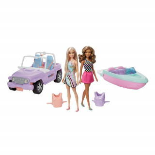 Barbie Dolls and Vehicles (GXD66) Jucărie