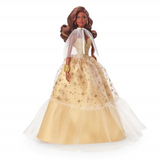 Papusa Barbie Vacanta a 35-a aniversare - Par maro inchis (HJX05) Jucărie