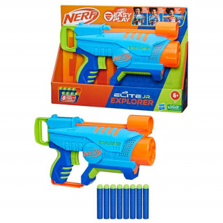 Hasbrof Nerf: Easy Play - Elite JR. Explorer pistol cu burete (F6367) Jucărie