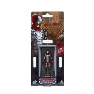 Hot Toys Marvel Miniature: Iron Man 3 (Mark 5 with Hall of Armor) Figurina Jucărie