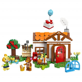 LEGO Animal Crossing Isabelle merge în vizită (77049) Jucărie