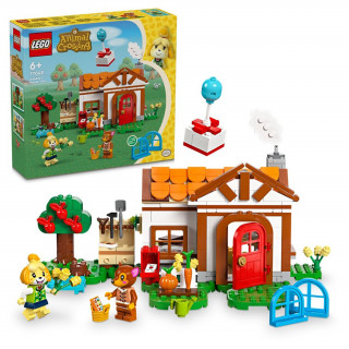 LEGO Animal Crossing Isabelle merge în vizită (77049) Jucărie