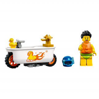 LEGO City Motocicletă de cascadorii cu cadă (60333) Jucărie