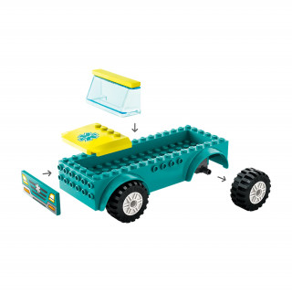 LEGO City: Ambulanta de urgenta si practicant de snow (60403) Jucărie