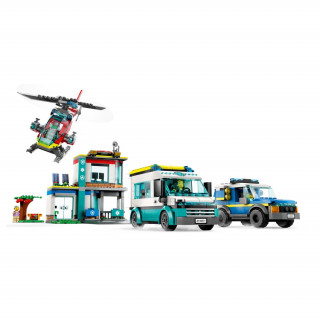 LEGO City Centru pentru vehicule de urgență (60371) Jucărie