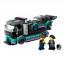 LEGO City: Masina de curse si camion transportator de masini (60406) thumbnail