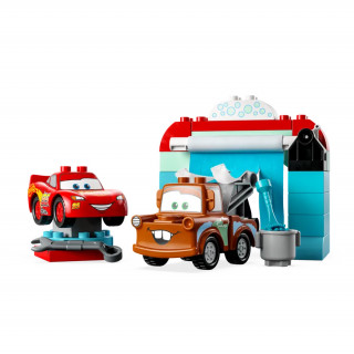 LEGO DUPLO Distracție la spălătorie cu Fulger McQueen și Bucșă (10996) Jucărie