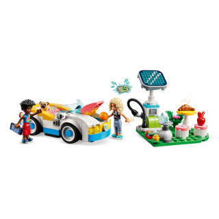 LEGO Friends: Masina electrica si incarcator (42609) Jucărie