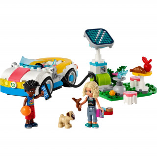 LEGO Friends: Masina electrica si incarcator (42609) Jucărie