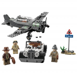 LEGO Indiana Jones Urmărire cu avionul de vânătoare (77012) Jucărie