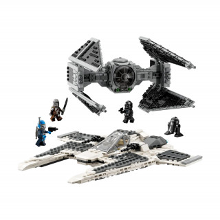 LEGO Star Wars Navă spațială Mandalorian Fang vs. TIE (75348) Jucărie