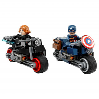 LEGO Super Heroes Marvel: Motocicletele lui Black Widow și Captain America (76260) Jucărie