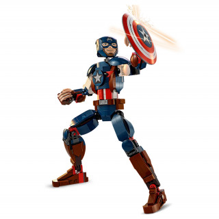 LEGO Super Heroes Marvel: Figurină de construcție Captain America (76258) Jucărie