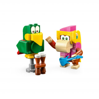 LEGO Super Mario: Set de extindere Concertul lui Dixie Kong în junglă (71421) Jucărie