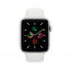 Apple Watch Series GPS, 44mm Silver aluminum Case with White Sport Band S/M M/L thumbnail