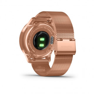 vívomove Luxe Rose Gold-Black Milanese type metal 18K Rose Gold strap Mobile