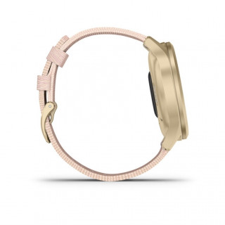 vívomove Style Light Gold pink Nylon strap, light Gold buckle Mobile