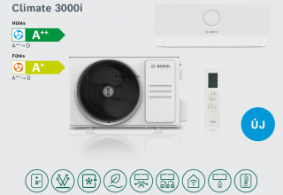 Bosch Climate 3000i 35E Inverter Split Air conditioner 3,5 kW Acasă