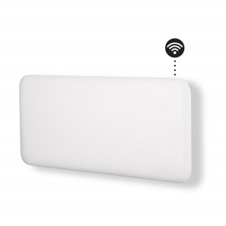 MilI Invisible WIFI panou de incalzire inteligent, 1500W cu fata din otel alb Acasă