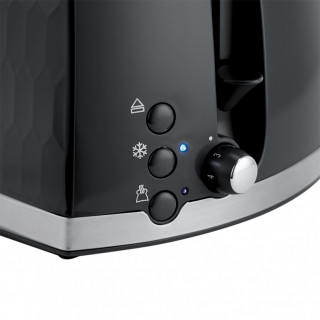 Russell Hobbs 26061-56/RH Honeycomb Black Toaster Acasă