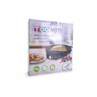 TOO CM-303B-1200W black grill and pancake maker Acasă