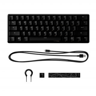 HyperX Tastatură cu fir Alloy Origins 60 RGB HX Aqua Mecanică USB US PC
