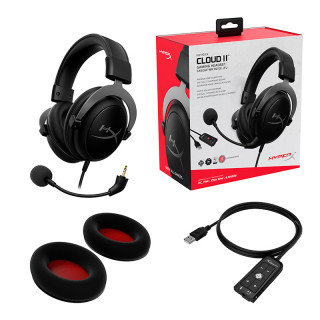 HyperX Cloud II - Pro Gaming Headset (Gun Metal) (4P5L9AA) PC