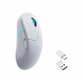 Keychron M3 mouse optic USB / Bluetooth / wireless pentru jocuri alb PC