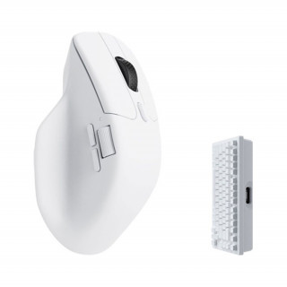 Keychron M6 4K Optical USB / Bluetooth / Mouse fără fir alb PC