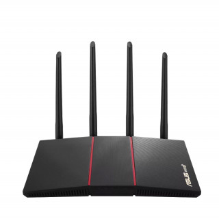 ASUS RT-AX55 wireless Router dual band (2,4 GHz / 5 GHz) Gigabit Ethernet black PC