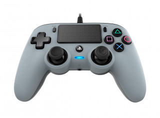 Playstation 4 (PS4) Nacon Wired Compact Controller (Grey) PS4