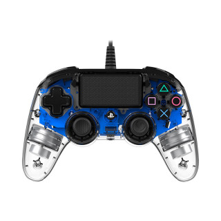 PlayStation 4 (PS4) Nacon Wired Compact Controller (Illuminated) (Albastru) PS4