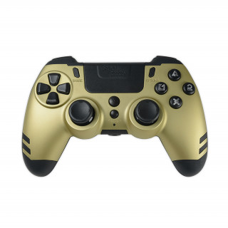 Steelplay - Pachet Slim - Controler fără fir - Aur (JVAMUL00155) PS4