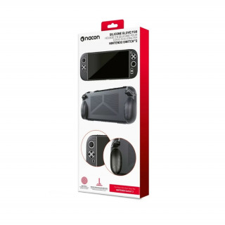 Nacon Carcasă de protecție din silicon Switch 2 - Neagră Nintendo Switch 2