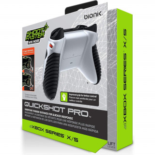 Bionik Xbox Series S/X Accessory Quickshot Pro Controller Trigger Pack (alb și negru) (BNK-9074) Xbox Series