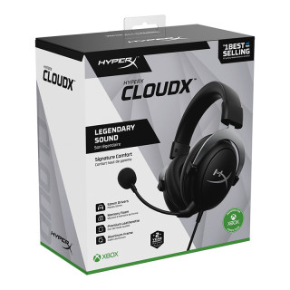 HyperX CloudX - Xbox Gaming Headset (silver) (4P5H8AA) Xbox Series